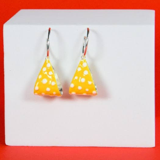 Orecchini Polka Camaleonte