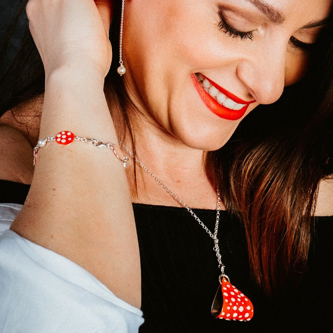 Collana Polka Camaleonte