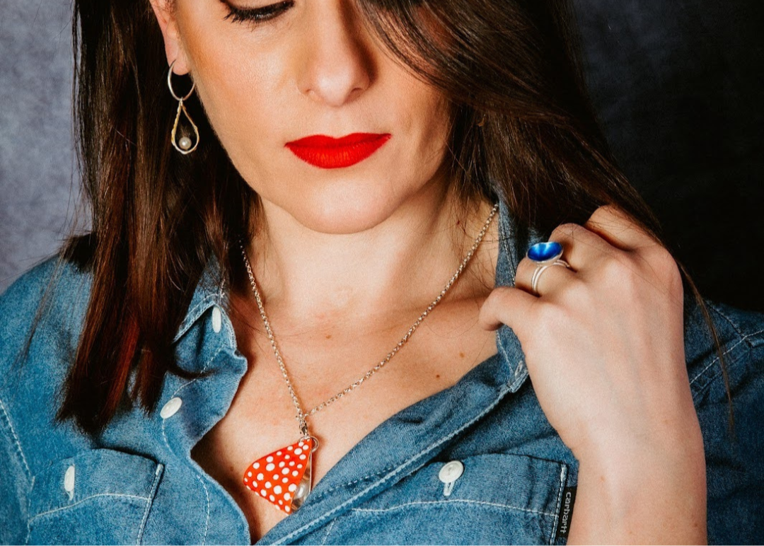 Collana Polka Camaleonte