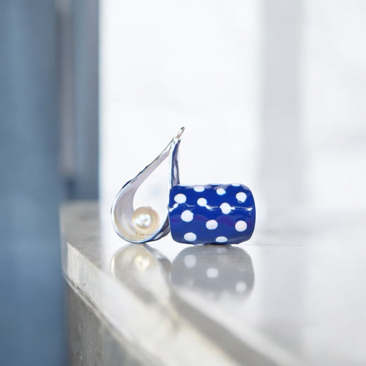 Orecchini Polka Camaleonte