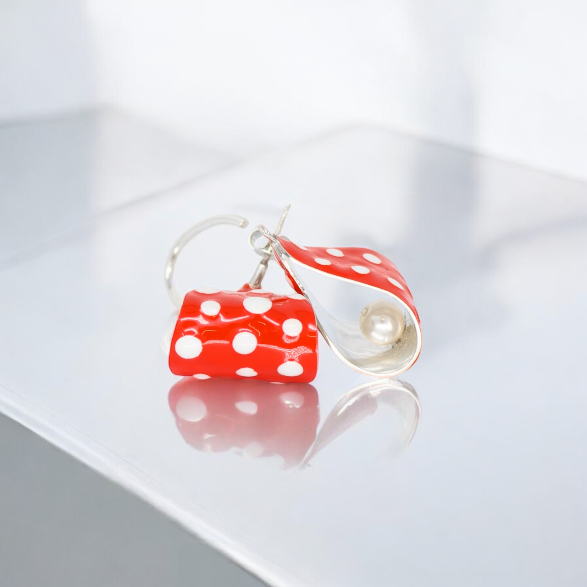 Orecchini Polka Camaleonte