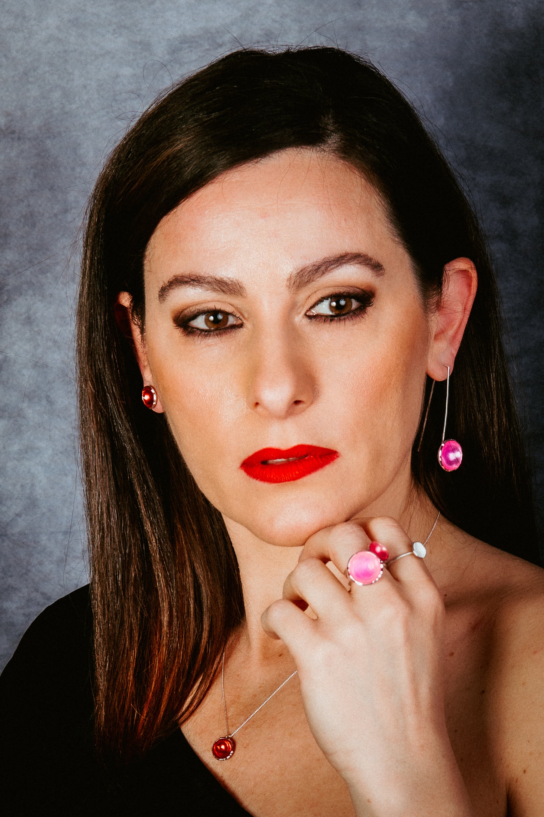 Orecchino Farbe Maxi