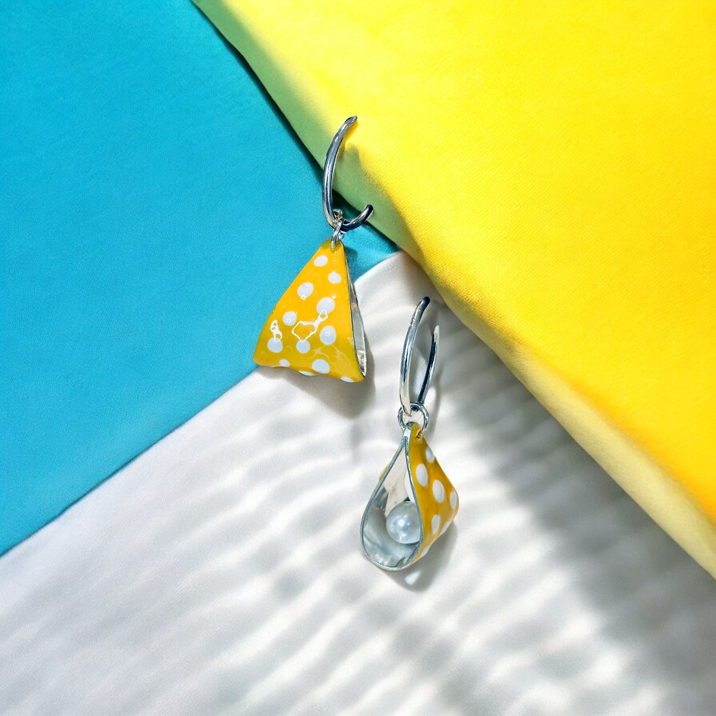 Orecchini Polka Camaleonte