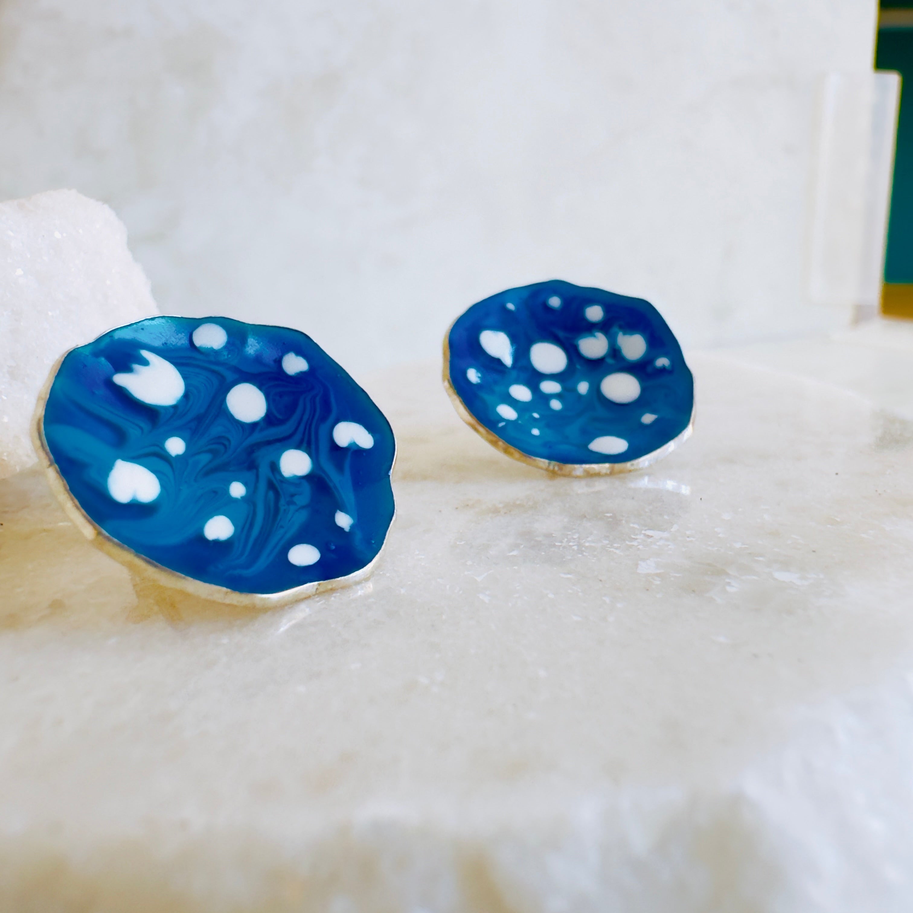 Orecchini a lobo donna eleganti e colorati in argento 925