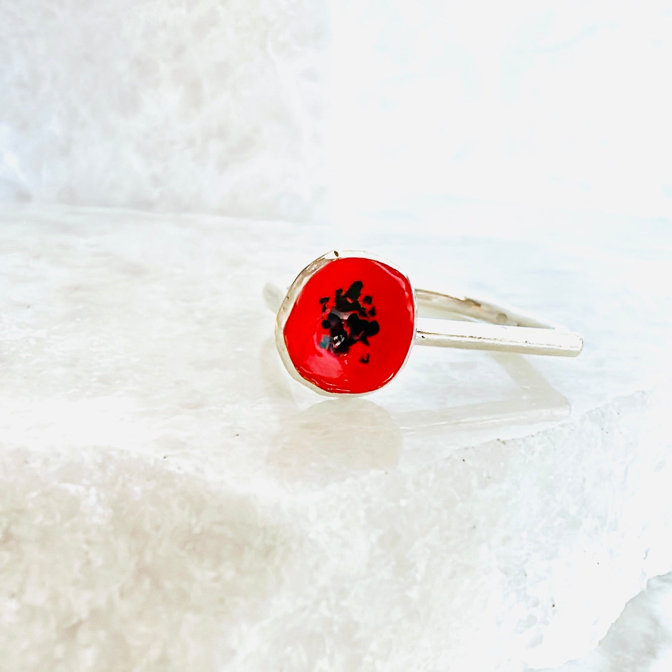 Anello donna elegante e colorato in argento 925